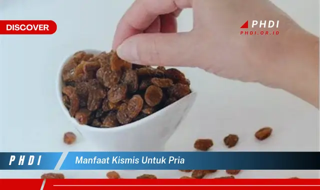 manfaat kismis untuk pria