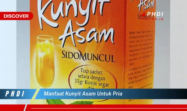 manfaat kunyit asam untuk pria