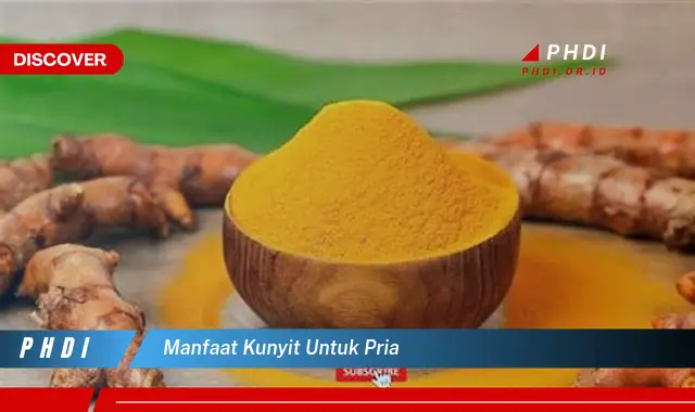 manfaat kunyit untuk pria