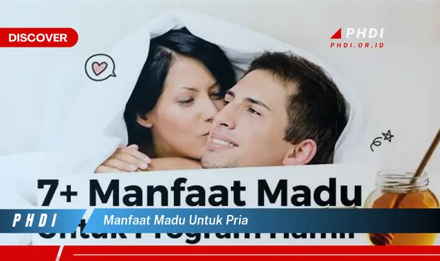 manfaat madu untuk pria