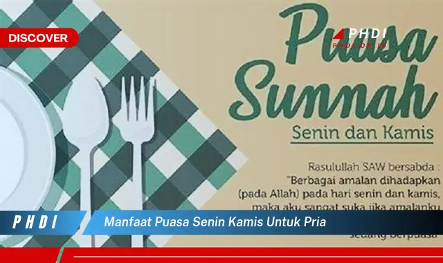 manfaat puasa senin kamis untuk pria