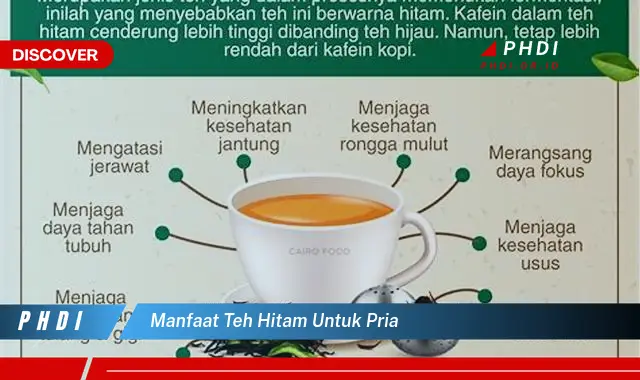 manfaat teh hitam untuk pria