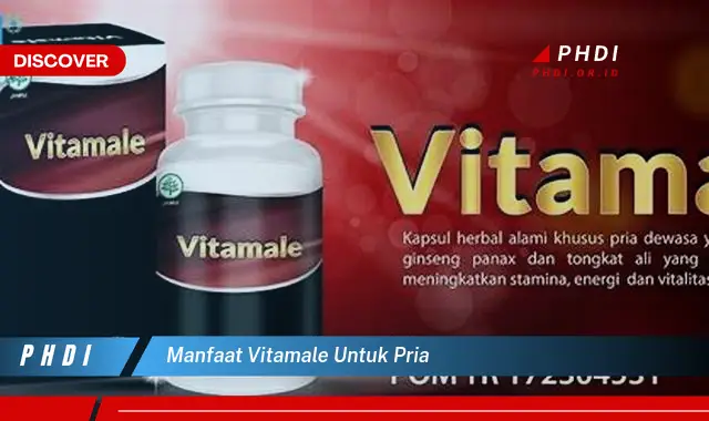 manfaat vitamale untuk pria