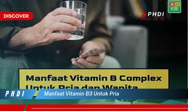 manfaat vitamin b3 untuk pria