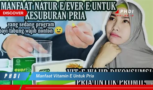 manfaat vitamin e untuk pria