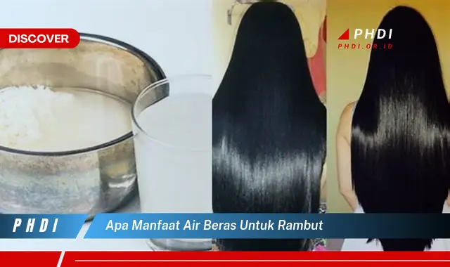 apa manfaat air beras untuk rambut