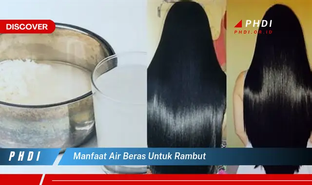 manfaat air beras untuk rambut