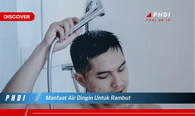 manfaat air dingin untuk rambut