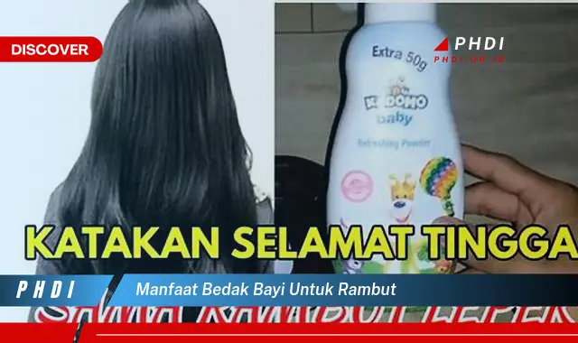 manfaat bedak bayi untuk rambut