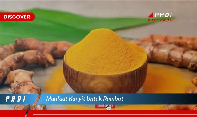 manfaat kunyit untuk rambut