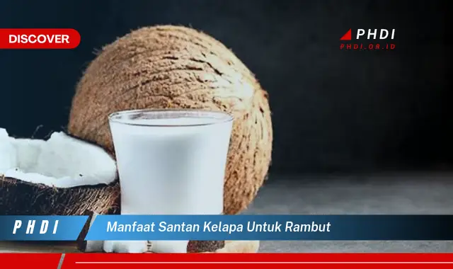 manfaat santan kelapa untuk rambut