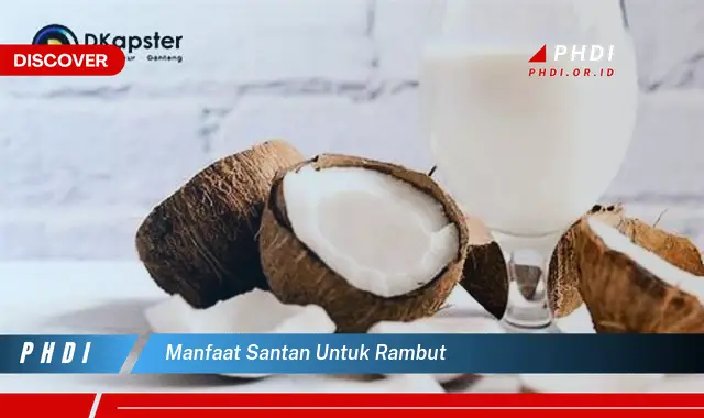 manfaat santan untuk rambut