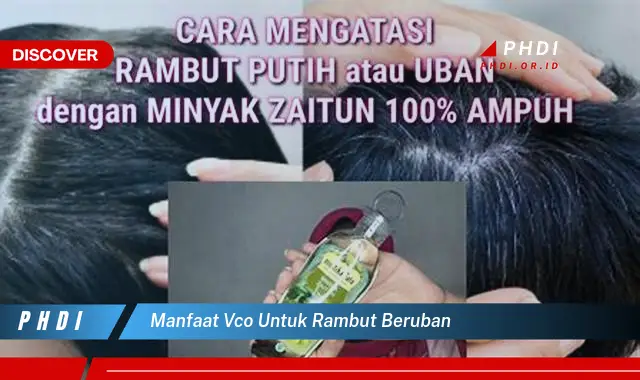 manfaat vco untuk rambut beruban