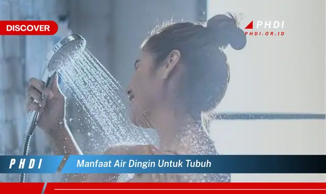 manfaat air dingin untuk tubuh