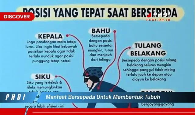 manfaat bersepeda untuk membentuk tubuh