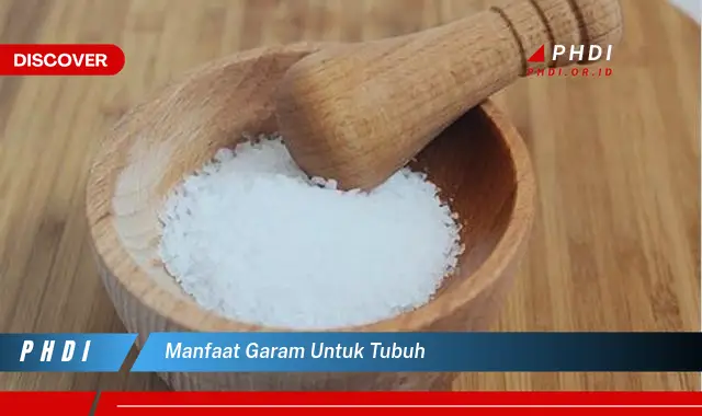 manfaat garam untuk tubuh