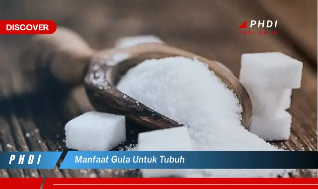 manfaat gula untuk tubuh