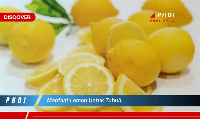 manfaat lemon untuk tubuh