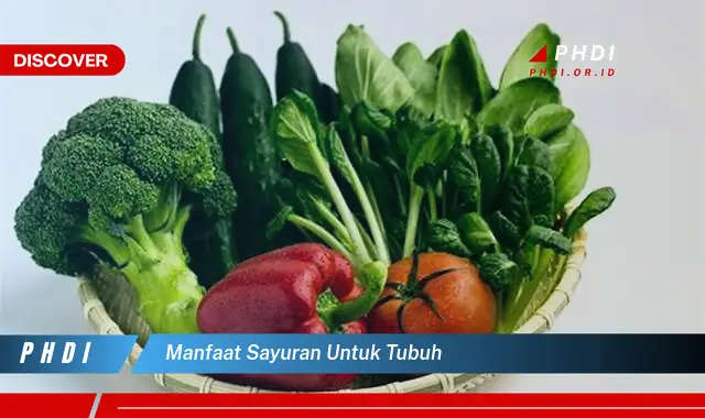 manfaat sayuran untuk tubuh