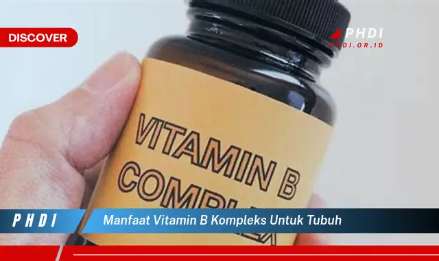 manfaat vitamin b kompleks untuk tubuh