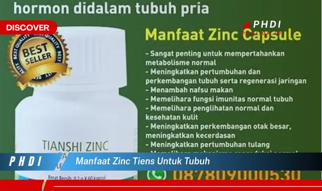 Temukan 7 Manfaat Zinc Tiens untuk Tubuh yang Bikin Kamu Penasaran