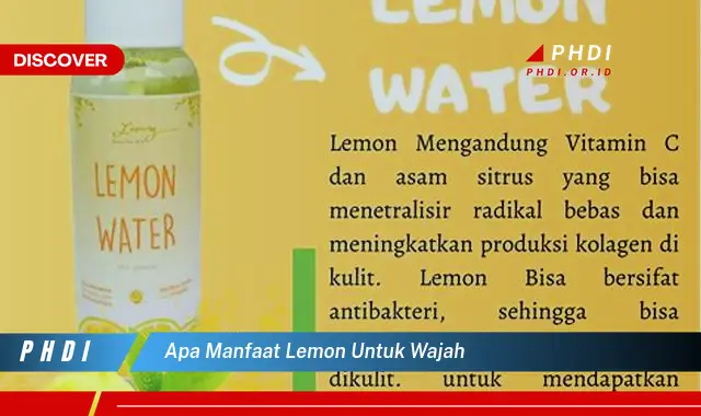 apa manfaat lemon untuk wajah