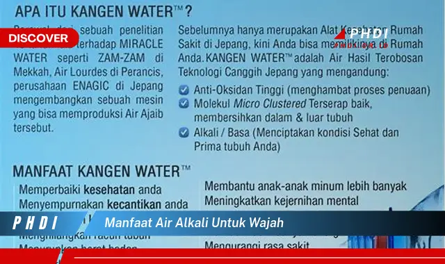 manfaat air alkali untuk wajah