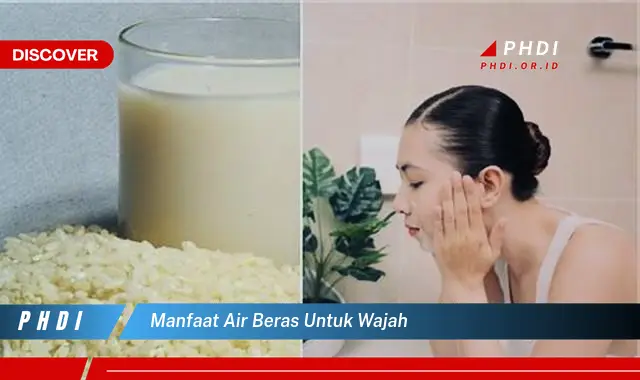 manfaat air beras untuk wajah