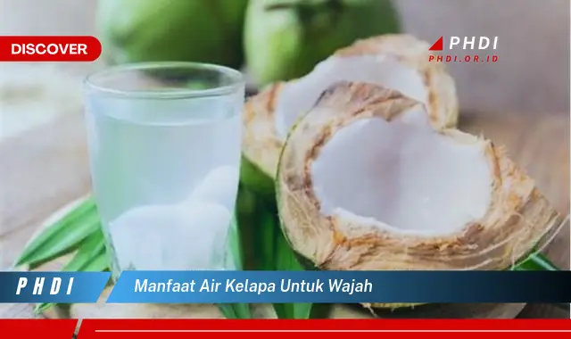 manfaat air kelapa untuk wajah