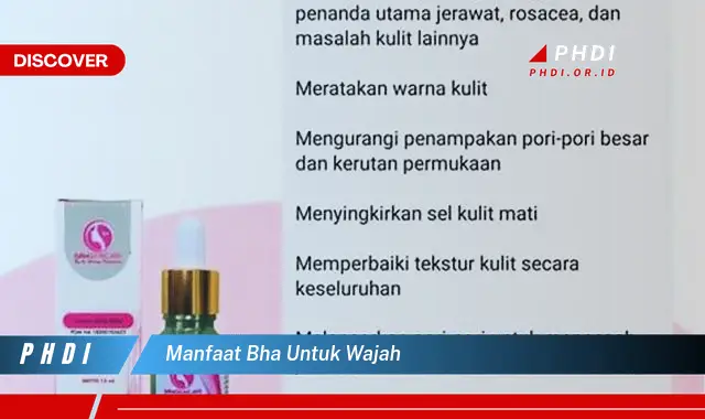 manfaat bha untuk wajah