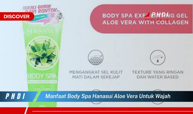 manfaat body spa hanasui aloe vera untuk wajah