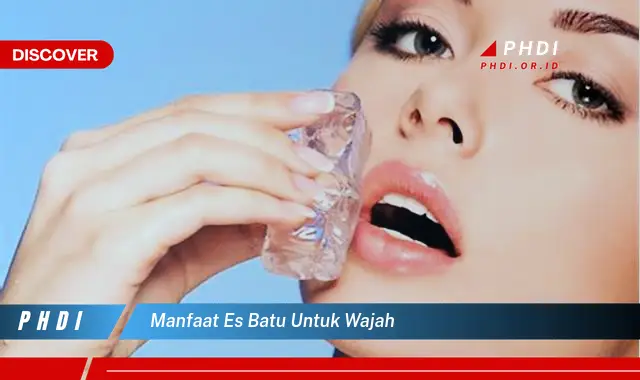 manfaat es batu untuk wajah