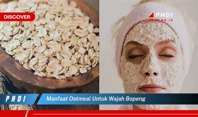 manfaat oatmeal untuk wajah bopeng