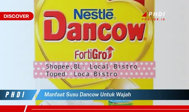 manfaat susu dancow untuk wajah