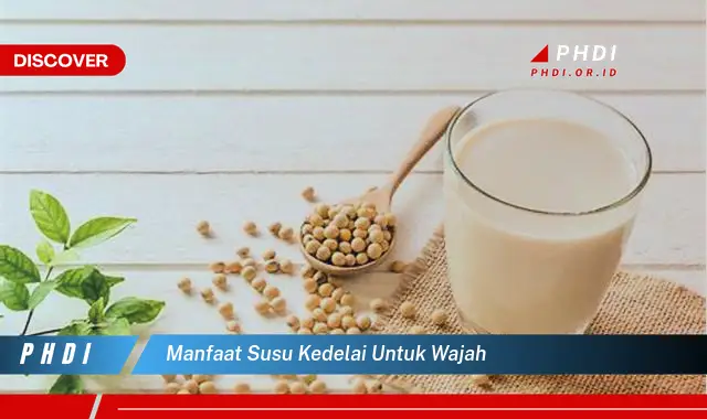 manfaat susu kedelai untuk wajah