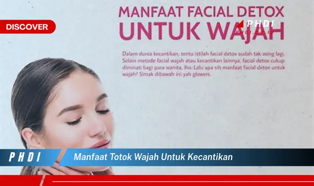 manfaat totok wajah untuk kecantikan