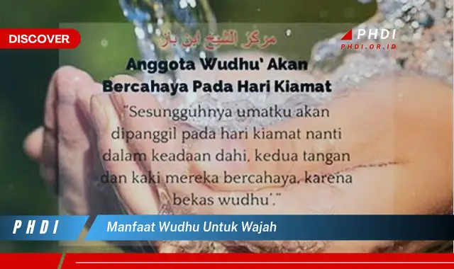 manfaat wudhu untuk wajah