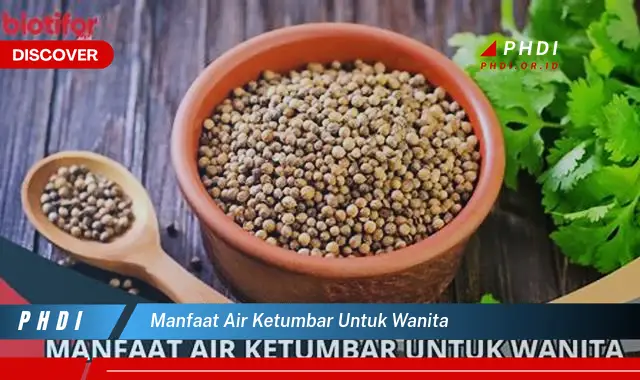 manfaat air ketumbar untuk wanita