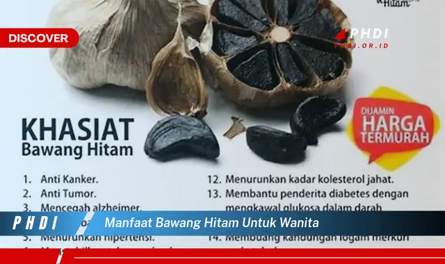 manfaat bawang hitam untuk wanita