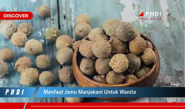 manfaat jamu manjakani untuk wanita