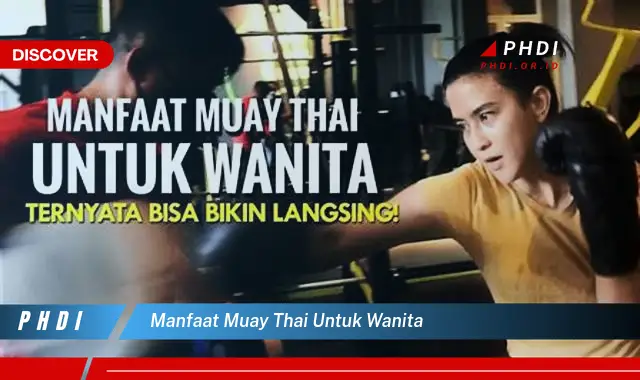 manfaat muay thai untuk wanita