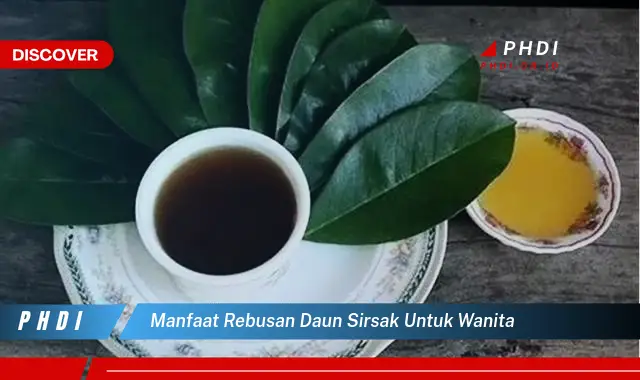 manfaat rebusan daun sirsak untuk wanita