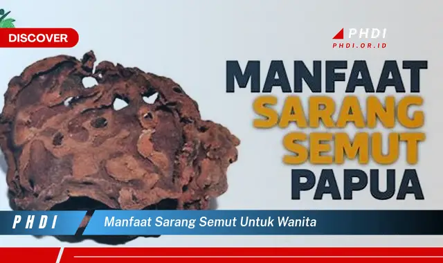 manfaat sarang semut untuk wanita