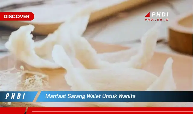 manfaat sarang walet untuk wanita