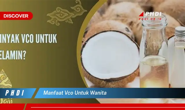 manfaat vco untuk wanita