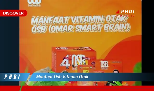 manfaat osb vitamin otak