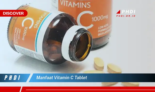 manfaat vitamin c tablet