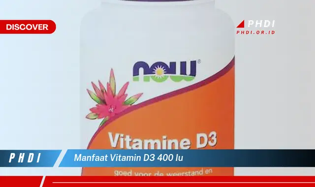 manfaat vitamin d3 400 iu