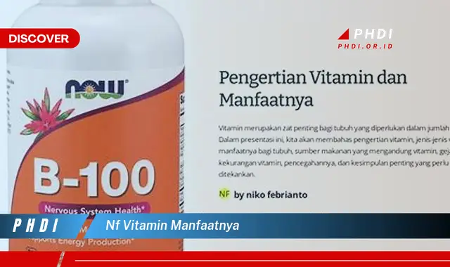 Ketahui 7 Manfaat Vitamin NF yang Bikin Kamu Penasaran