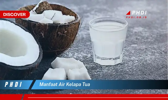 manfaat air kelapa tua